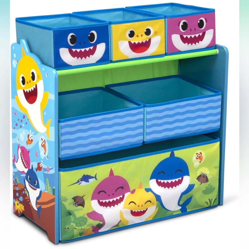 Delta Children Baby Shark Design & Store 6 Bin